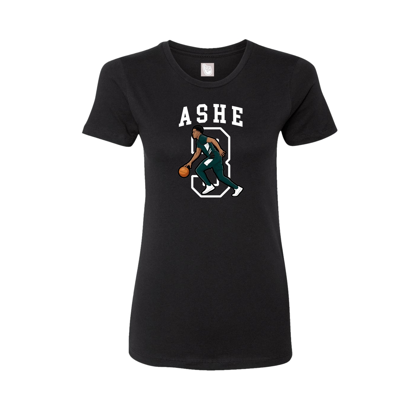 Fitted Women's Tee — Shirsey in Black