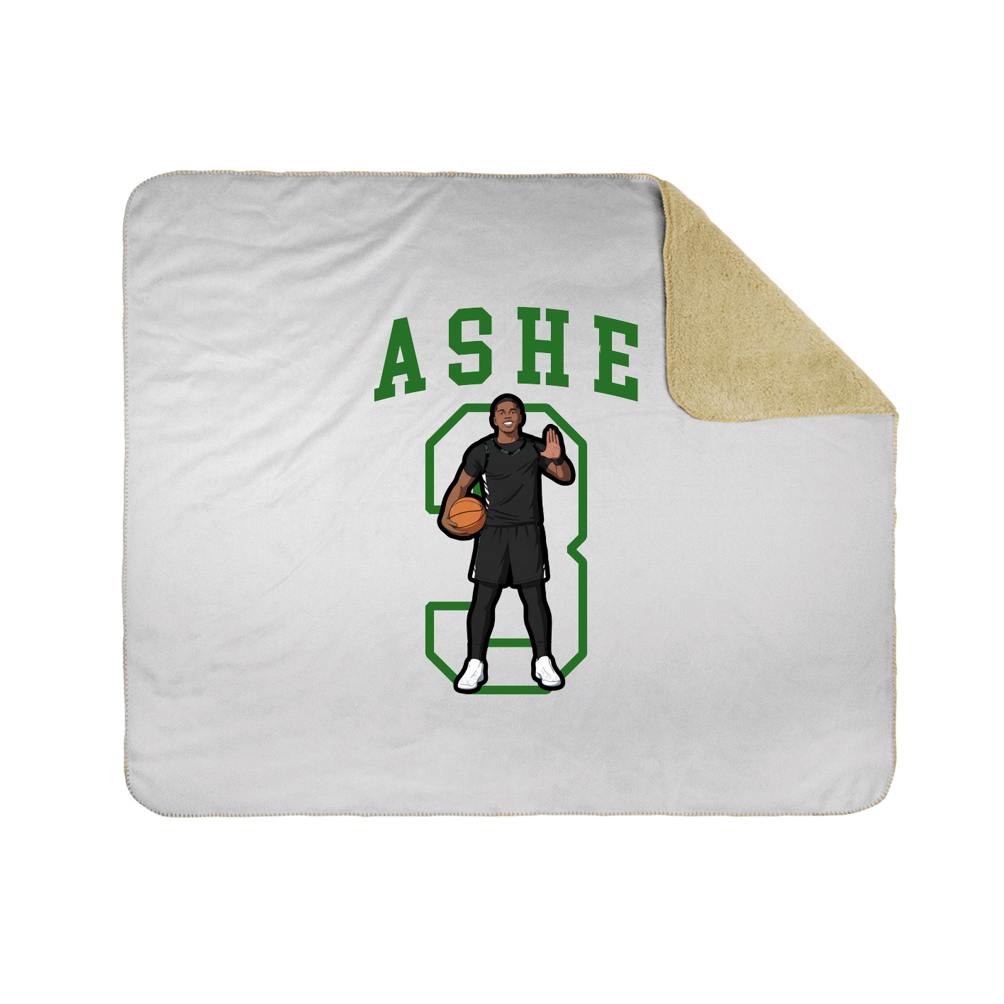 Throw Blanket — Shirsey in White