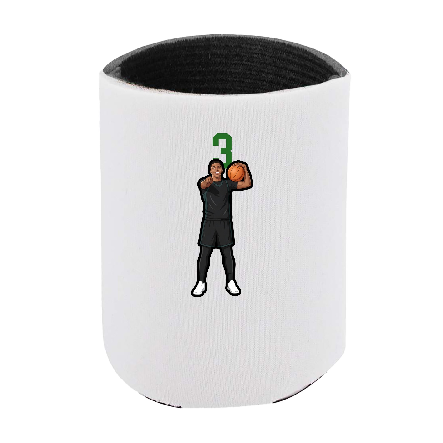 Can Holder — Number Top in White