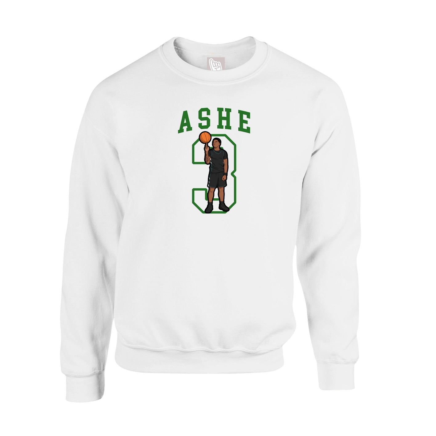 Fleece Crew — Shirsey in White