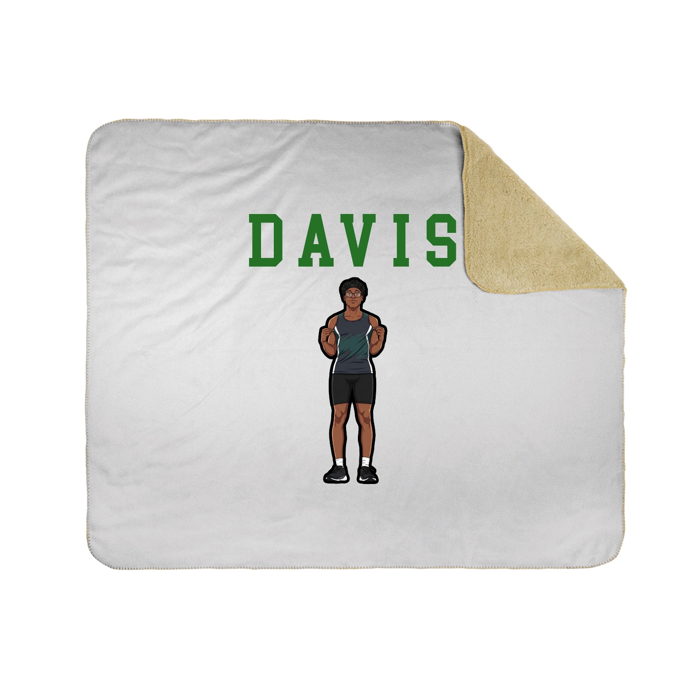 Throw Blanket — Shirsey in White