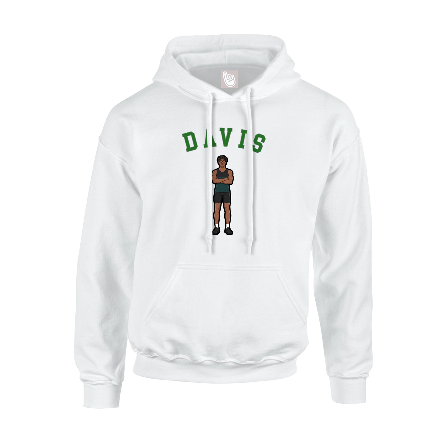 Youth Hoodie — Shirsey Arch in White