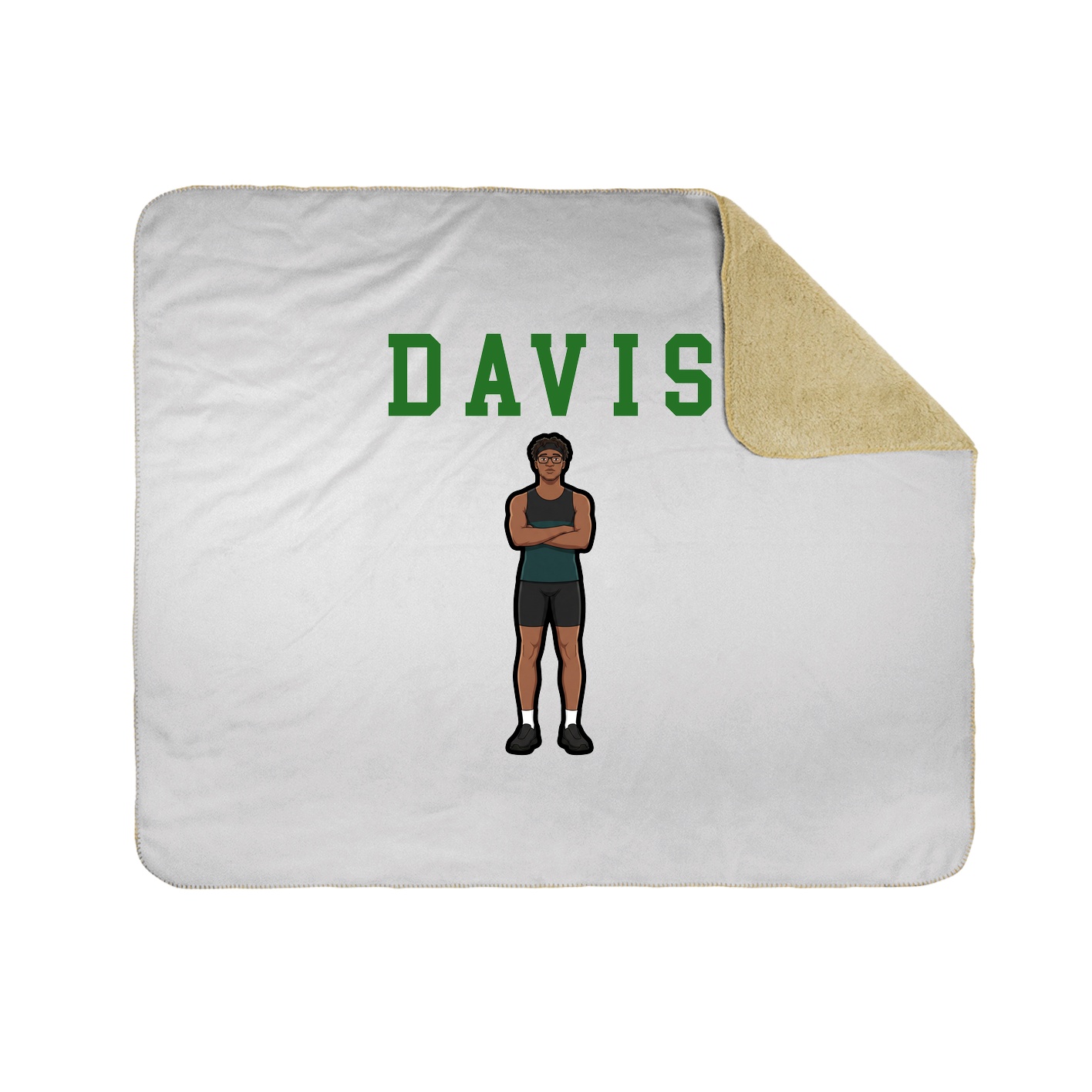 Throw Blanket — Shirsey in White