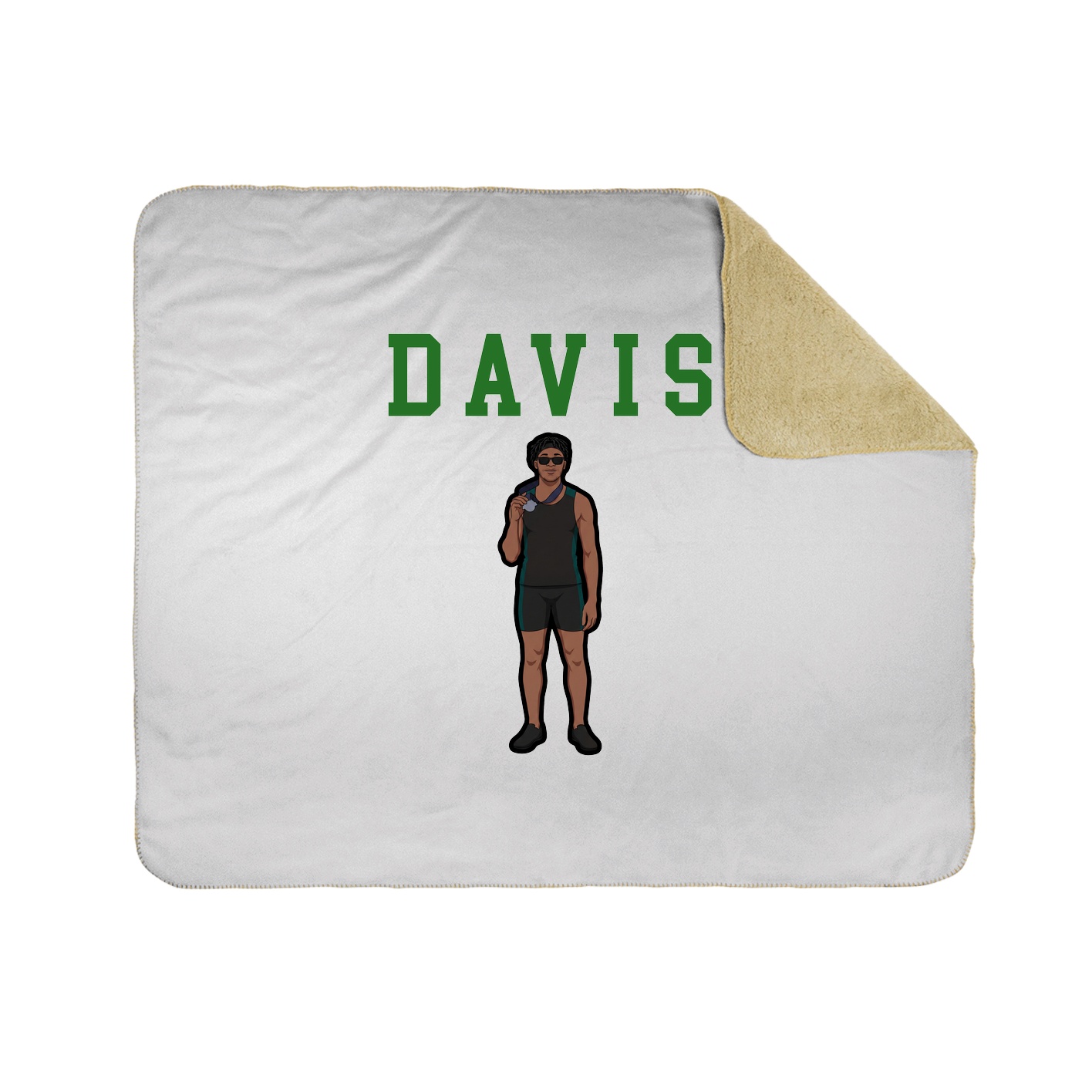 Throw Blanket — Shirsey in White