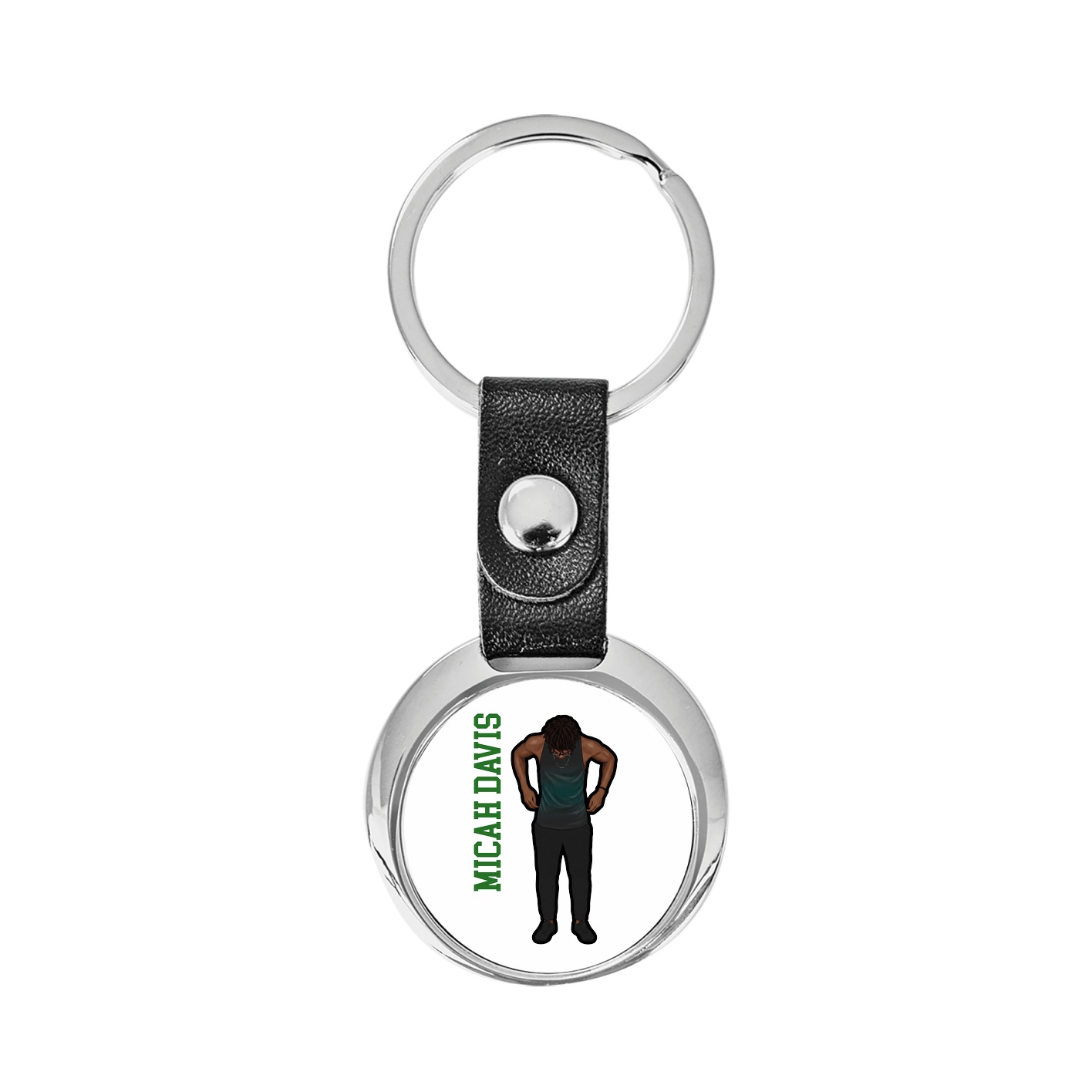 Key Chain — Name Vertical in Classic