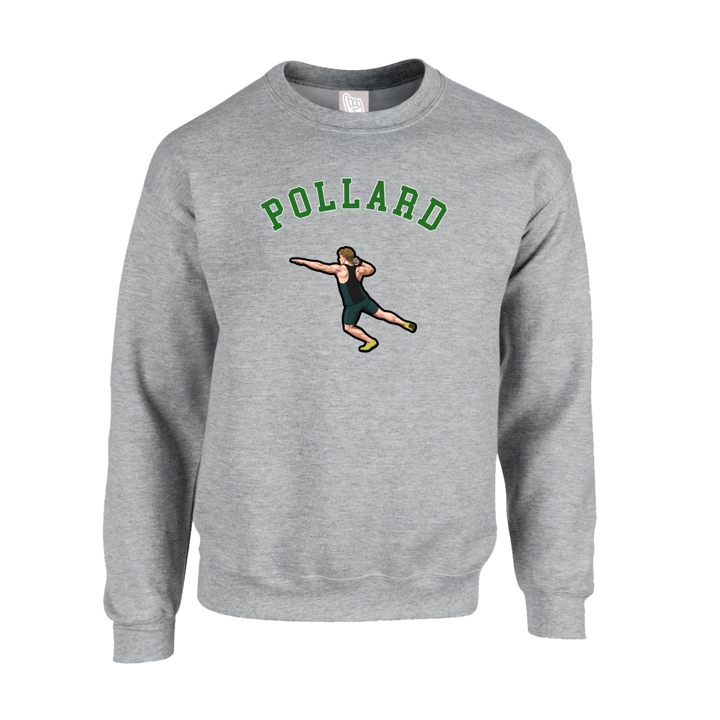 Fleece Crew — Shirsey Arch in Grey