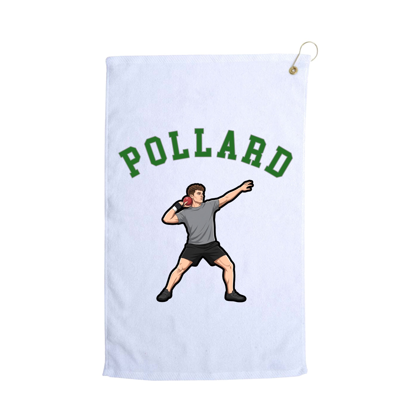 Golf Towel — Shirsey Arch in White