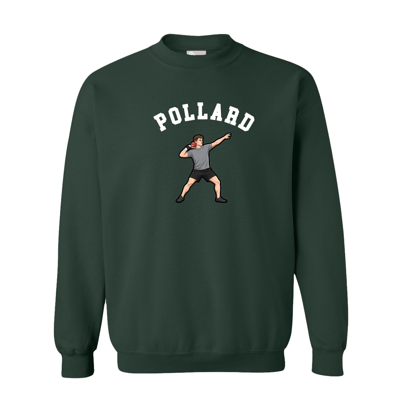 Fleece Crew — Shirsey Arch in Green
