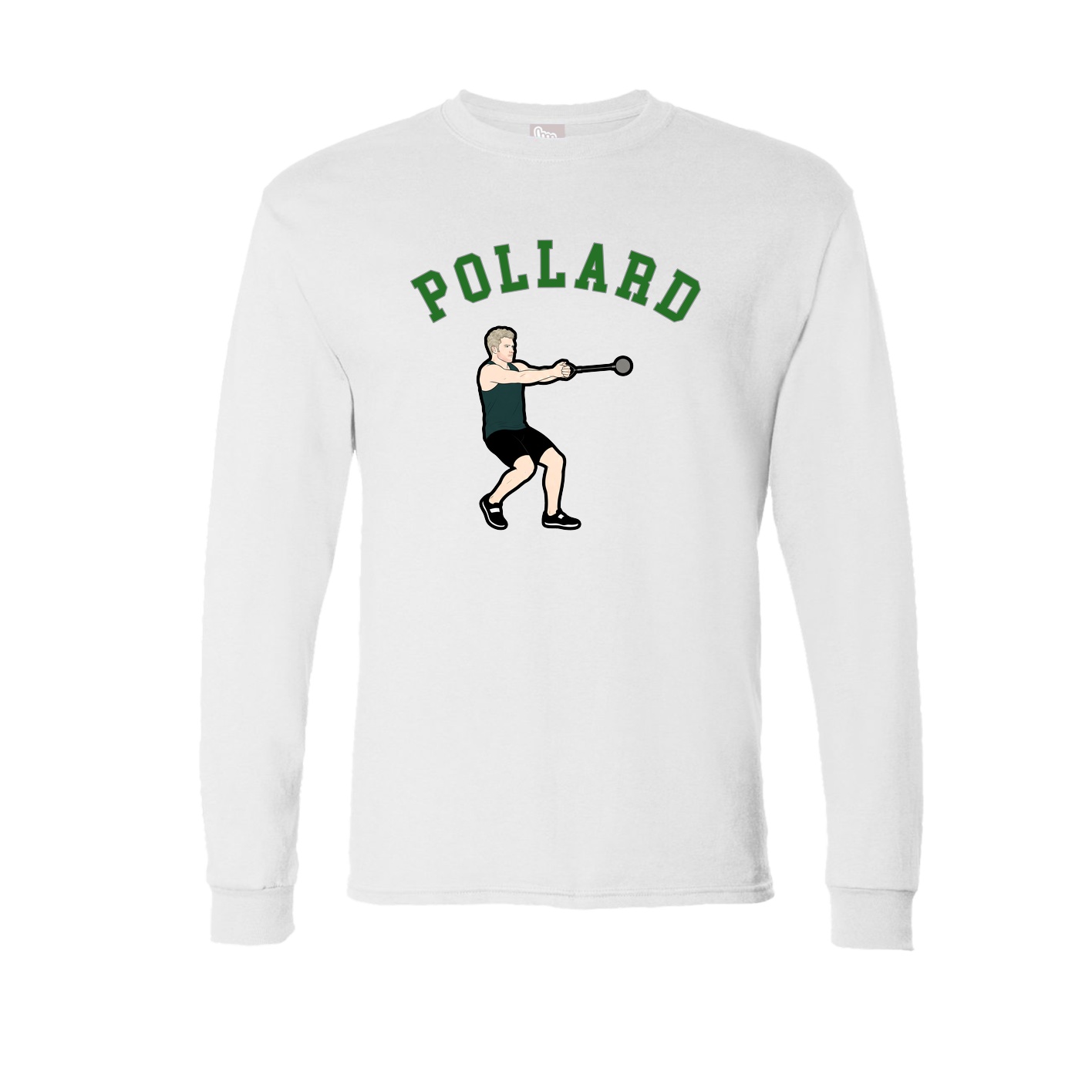 Long Sleeve Tee — Shirsey Arch in White