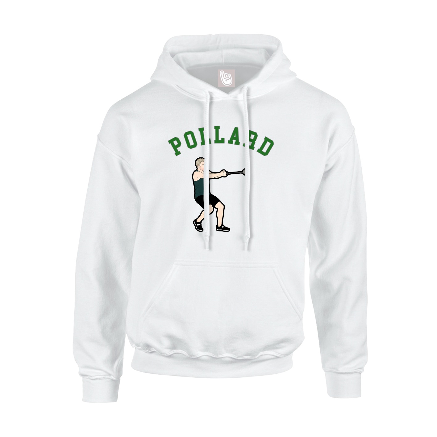 Youth Hoodie — Shirsey Arch in White