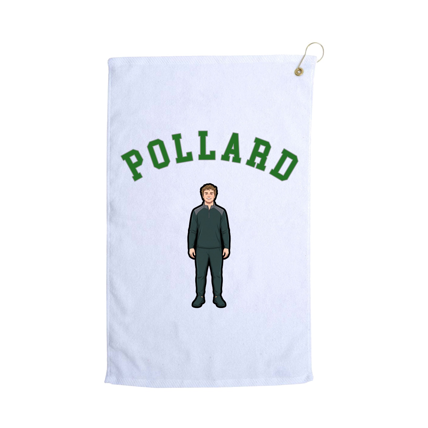 Golf Towel — Shirsey Arch in White