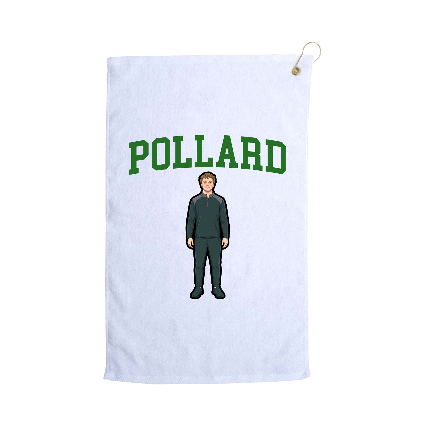 Golf Towel — Shirsey in White