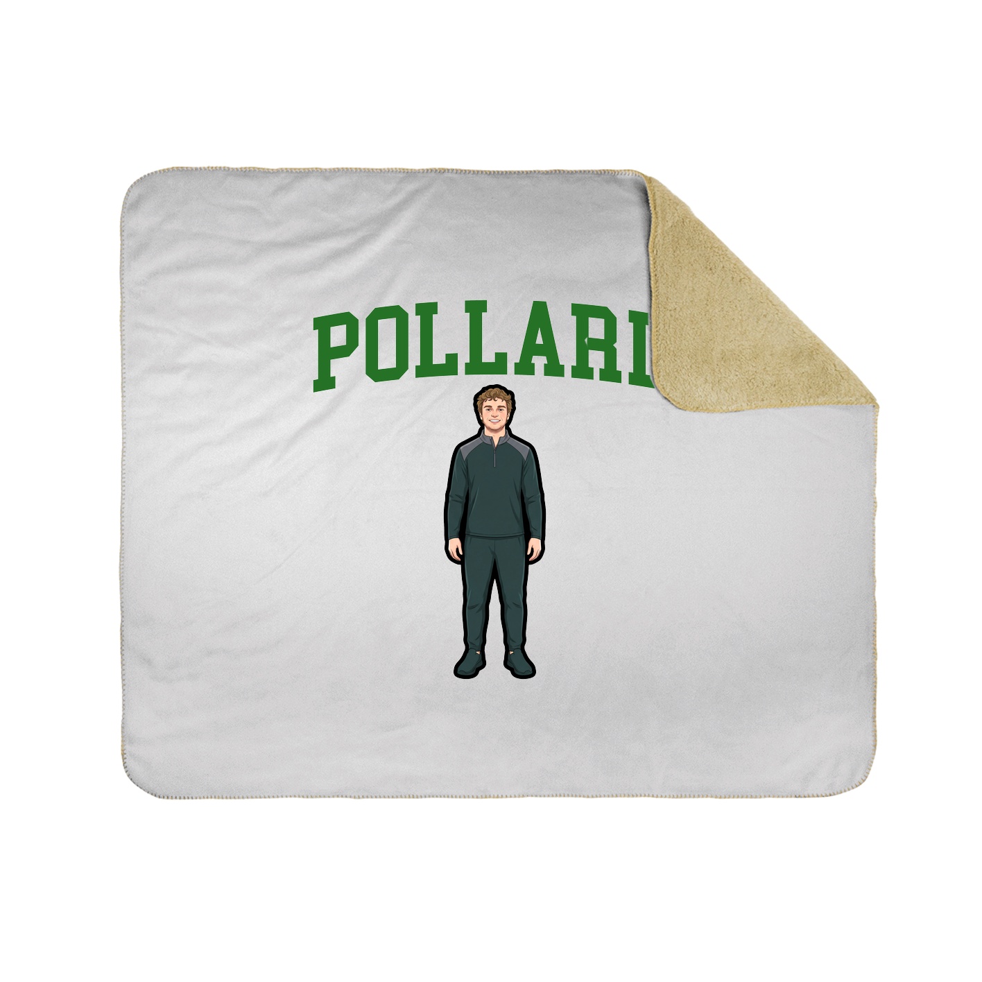 Throw Blanket — Shirsey in White