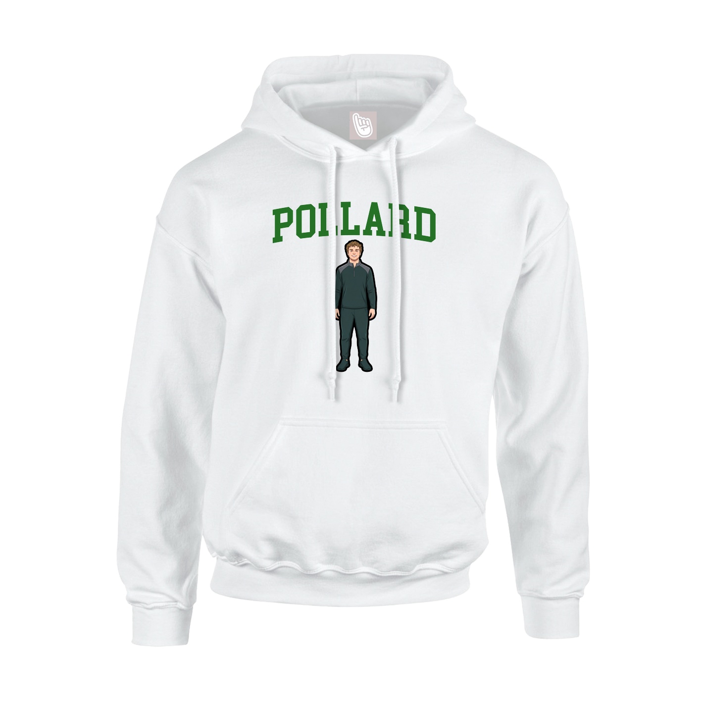 Hoodie — Shirsey in White