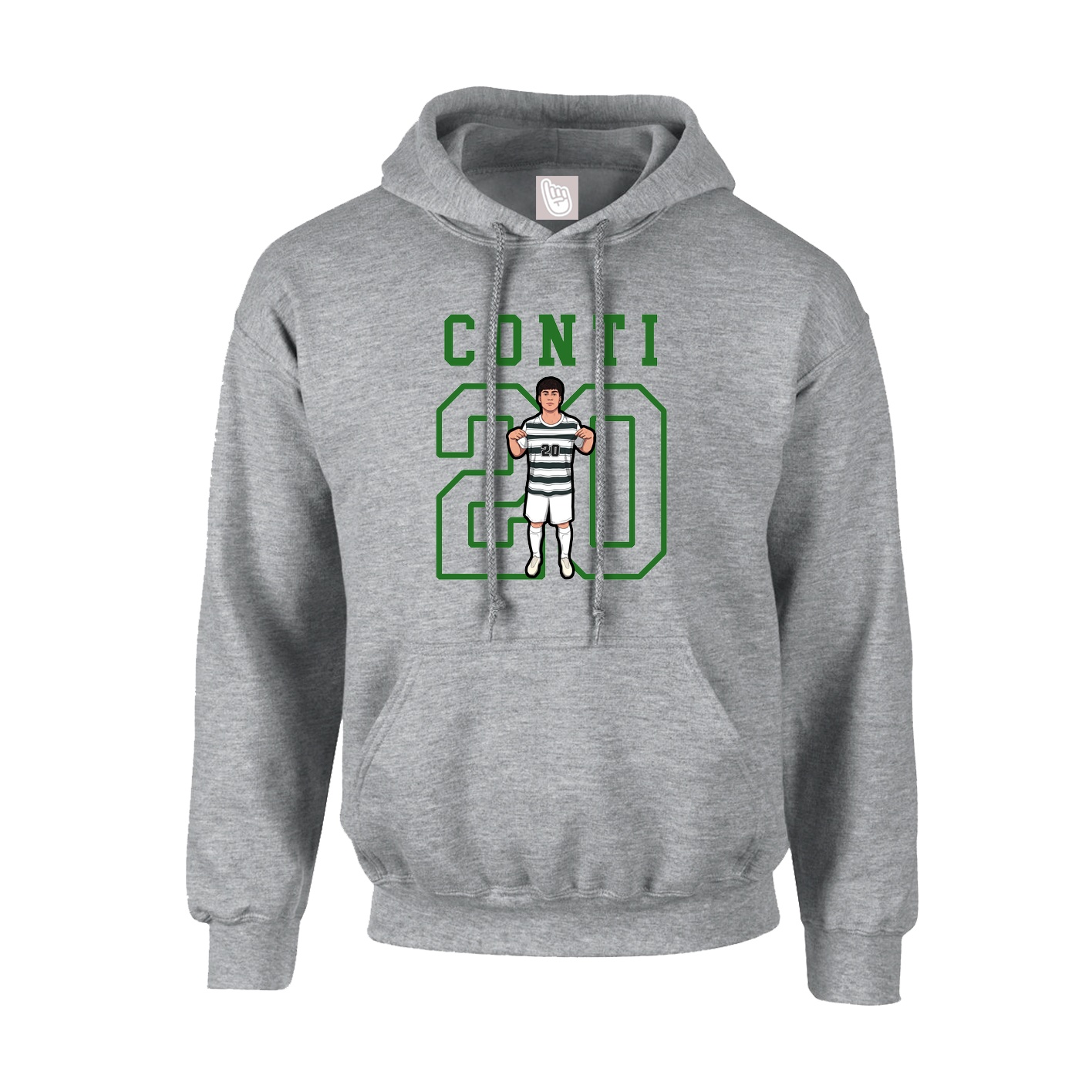 Hoodie — Shirsey in Grey