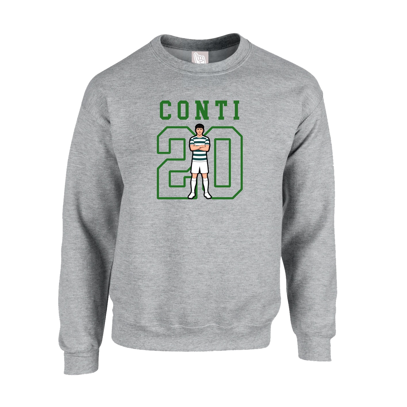 Fleece Crew — Shirsey in Grey