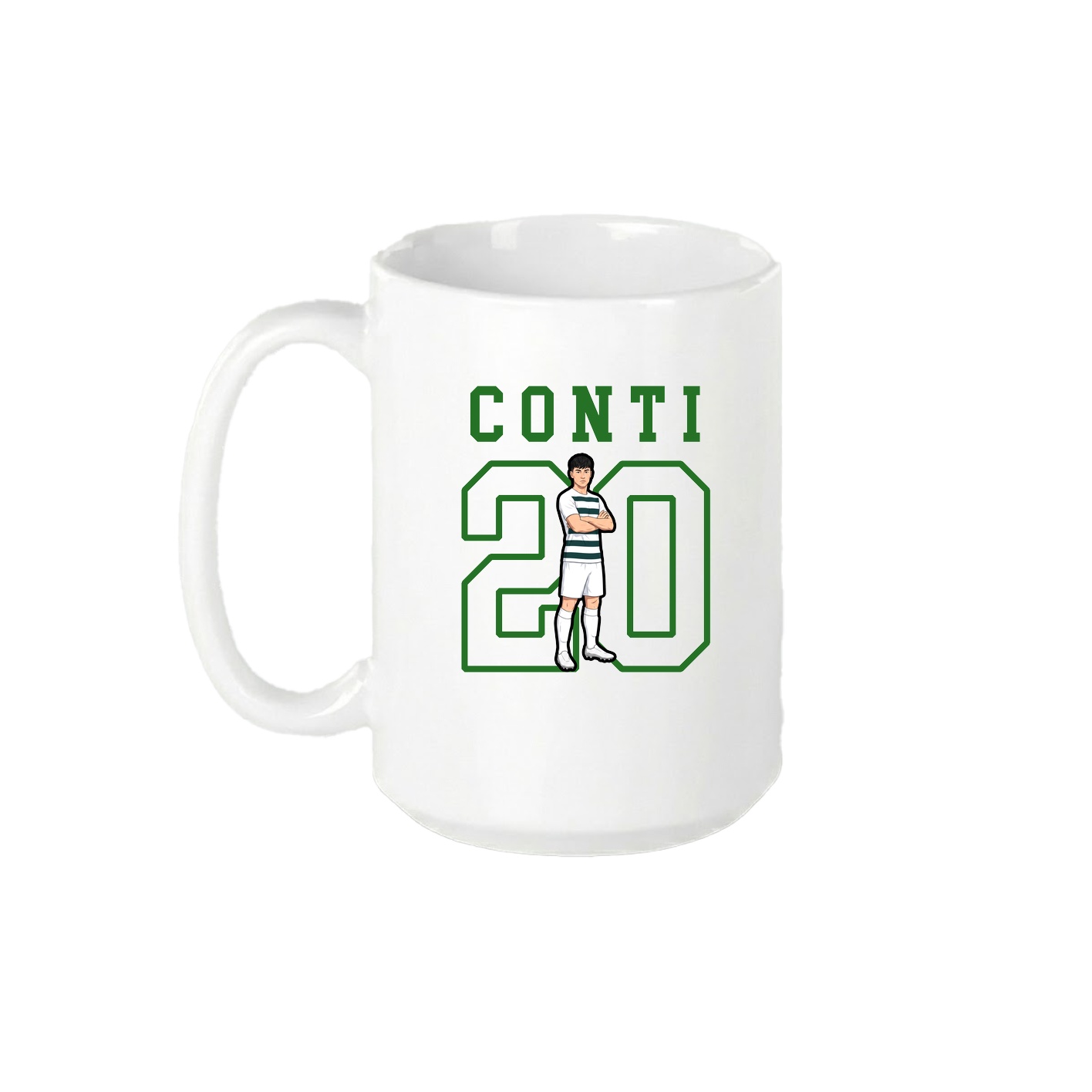 15oz Coffee Mug — Shirsey in White