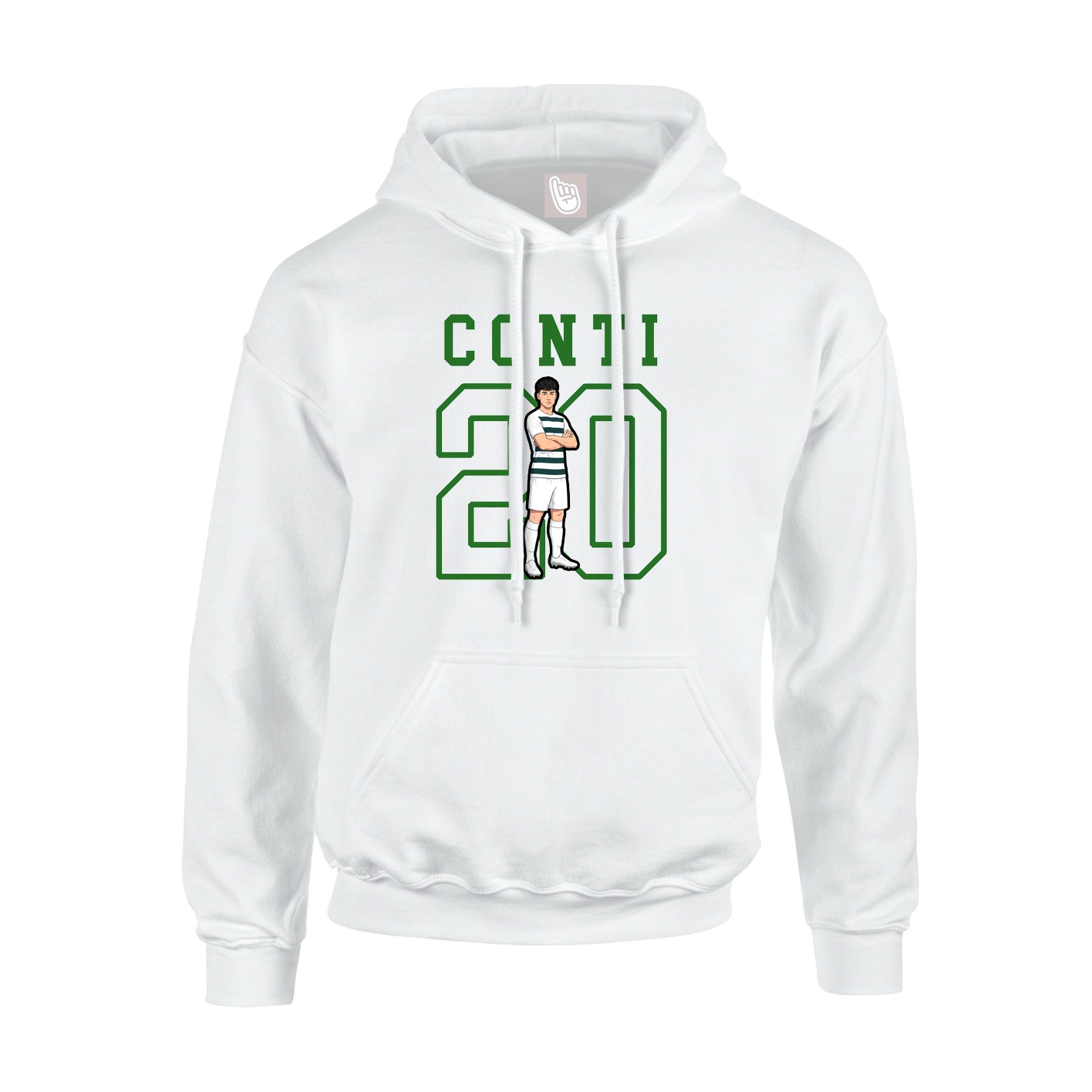 Hoodie — Shirsey in White