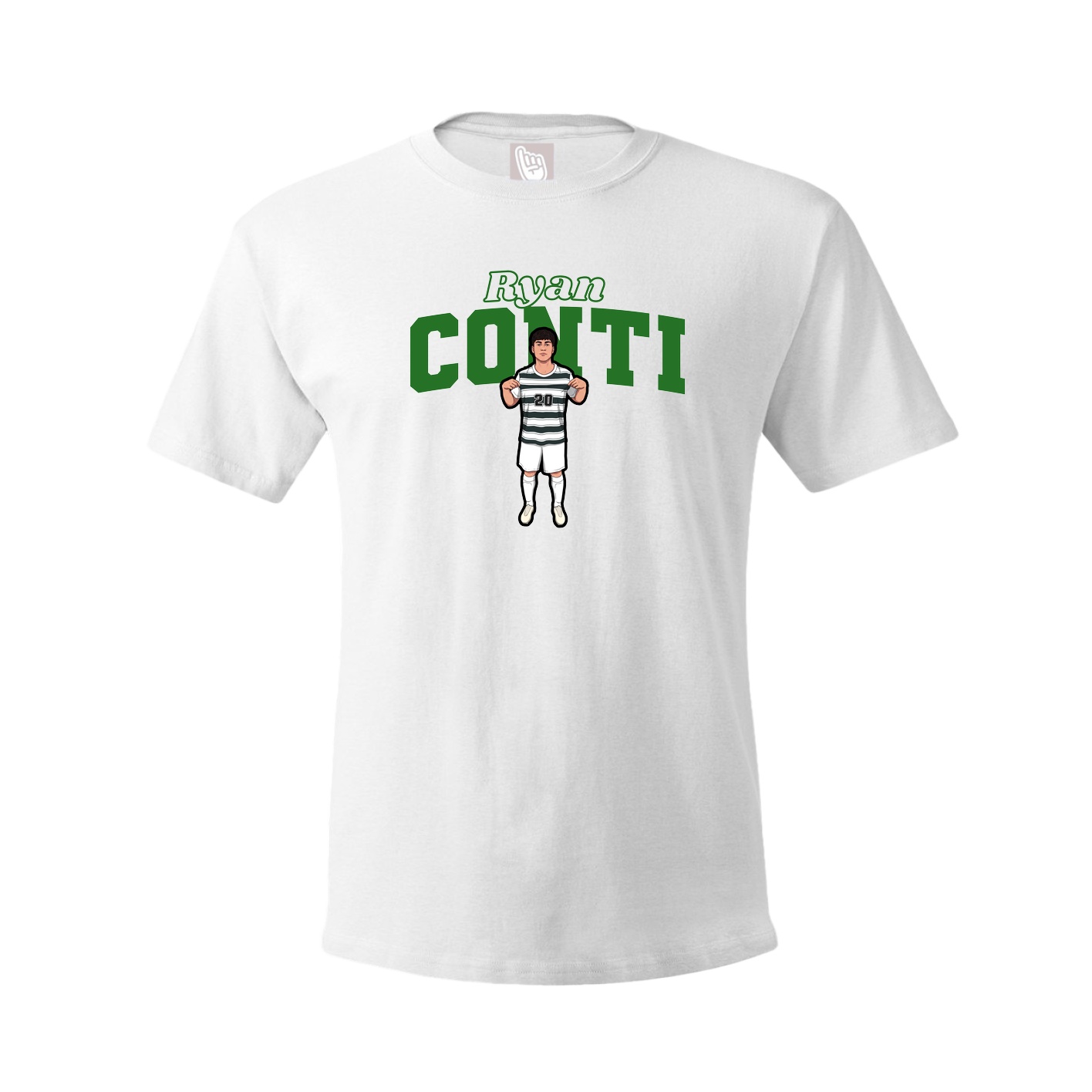 Tee — Name Arch in White