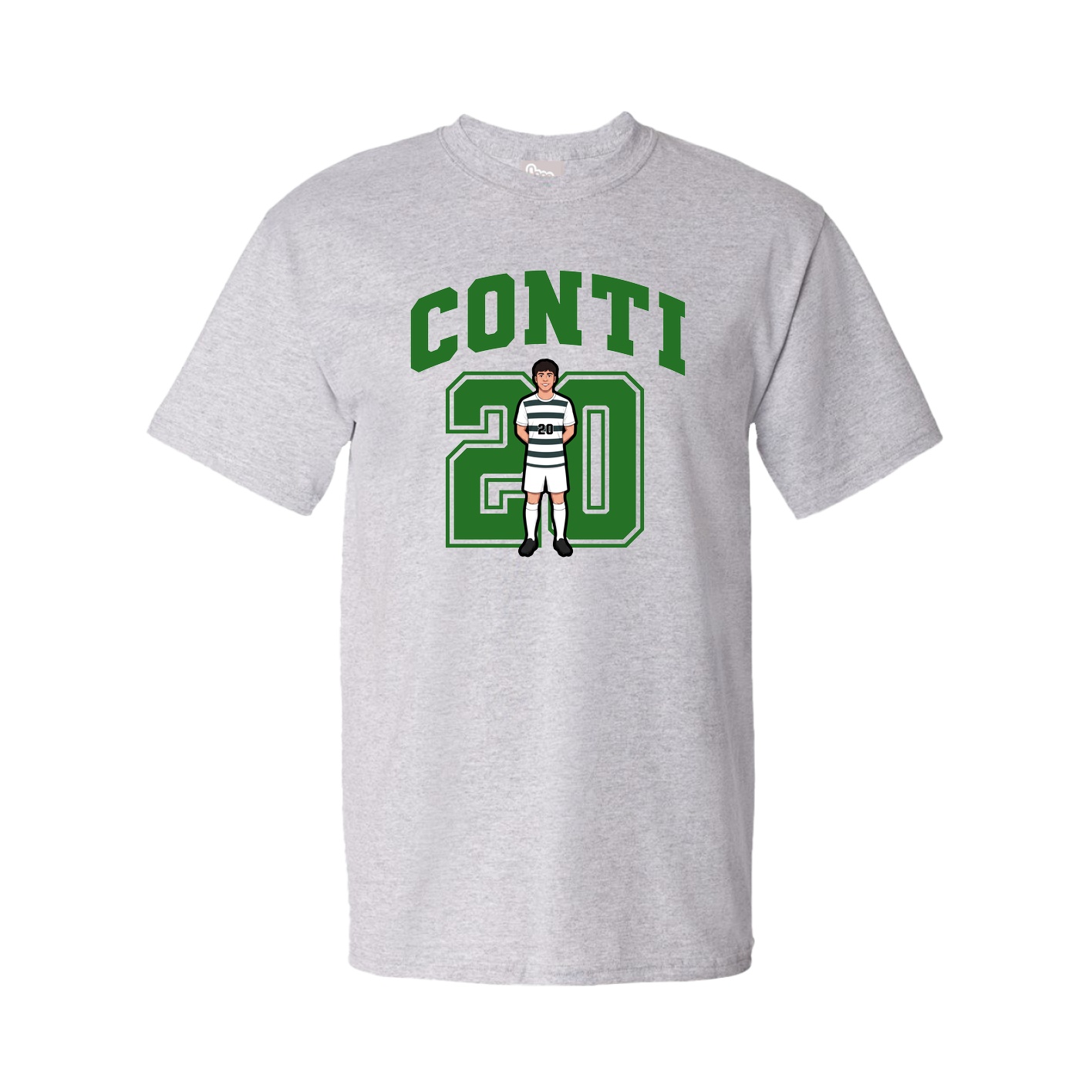 Tee — Number in Grey