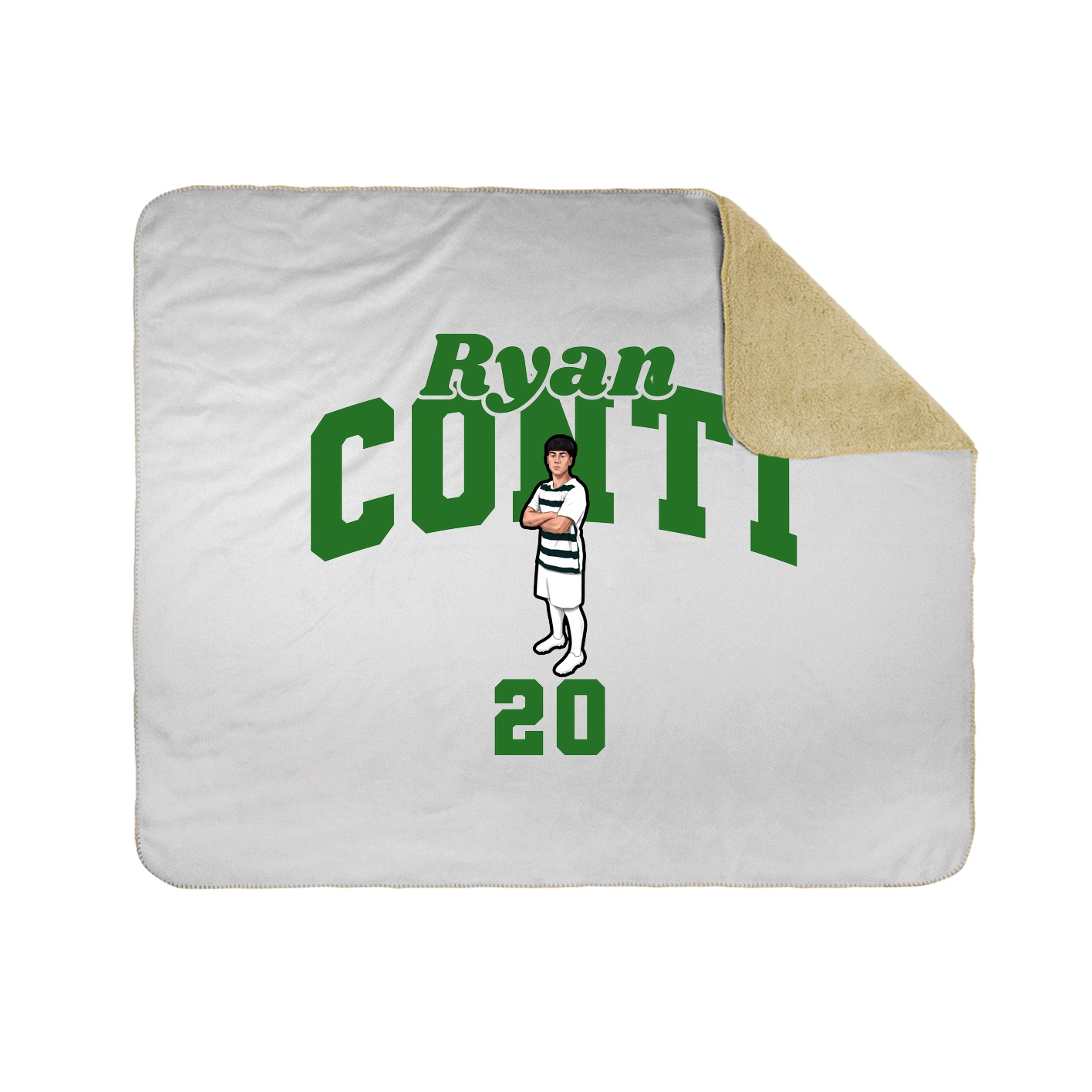 Throw Blanket — Signature Arch in White