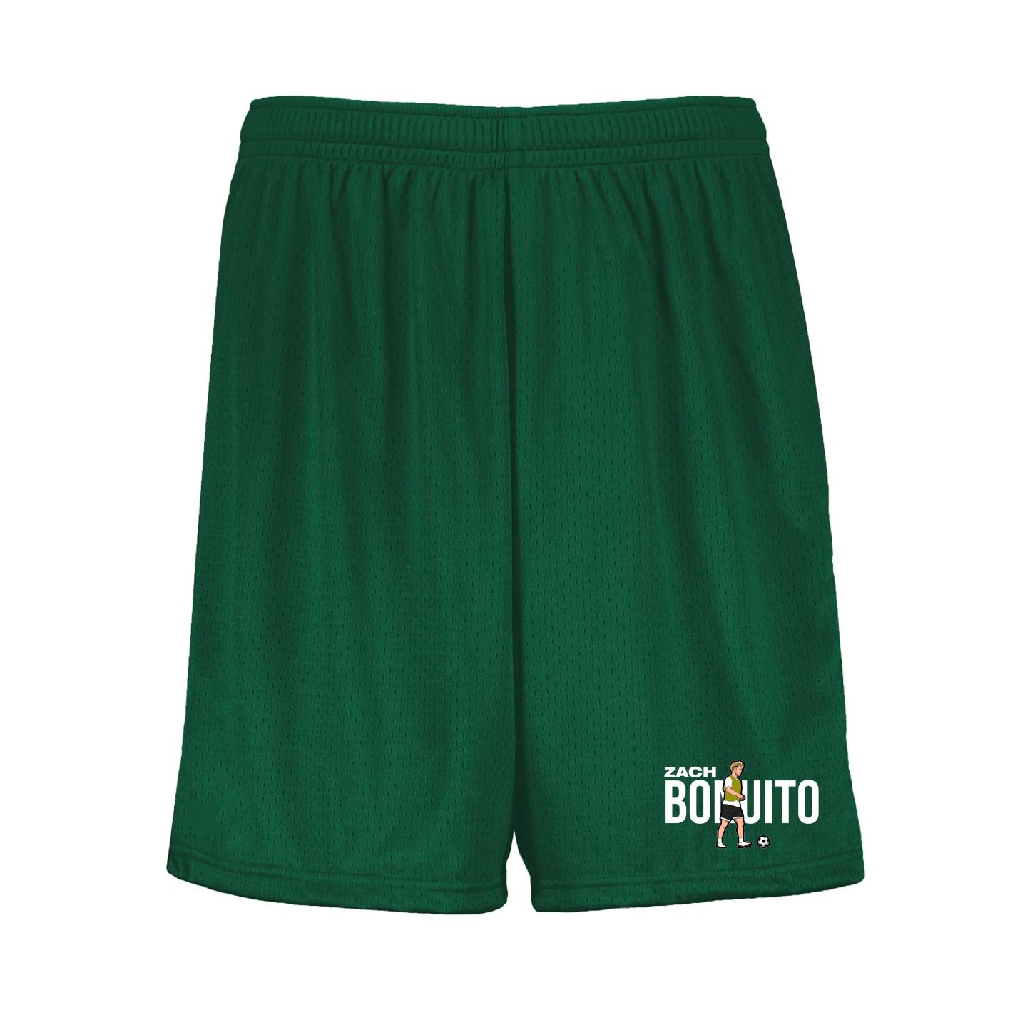 Shorts — Player Name in Green