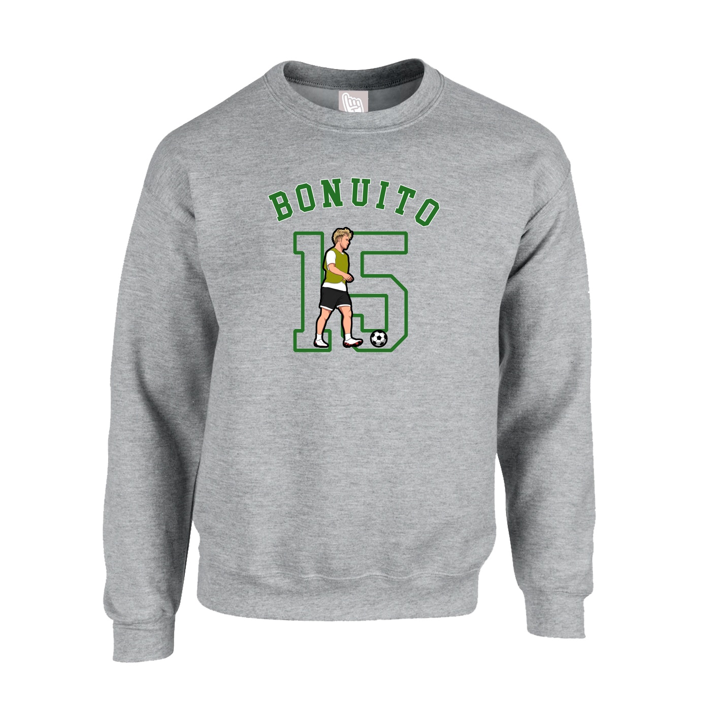 Fleece Crew — Shirsey Arch in Grey