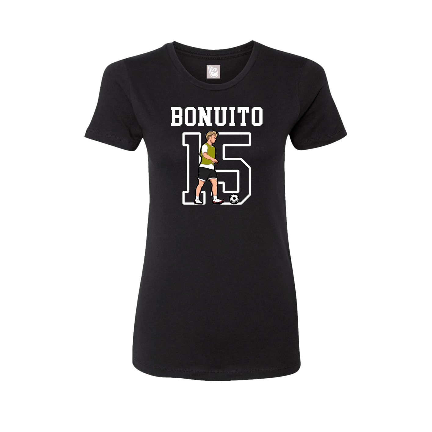 Fitted Women's Tee — Shirsey in Black