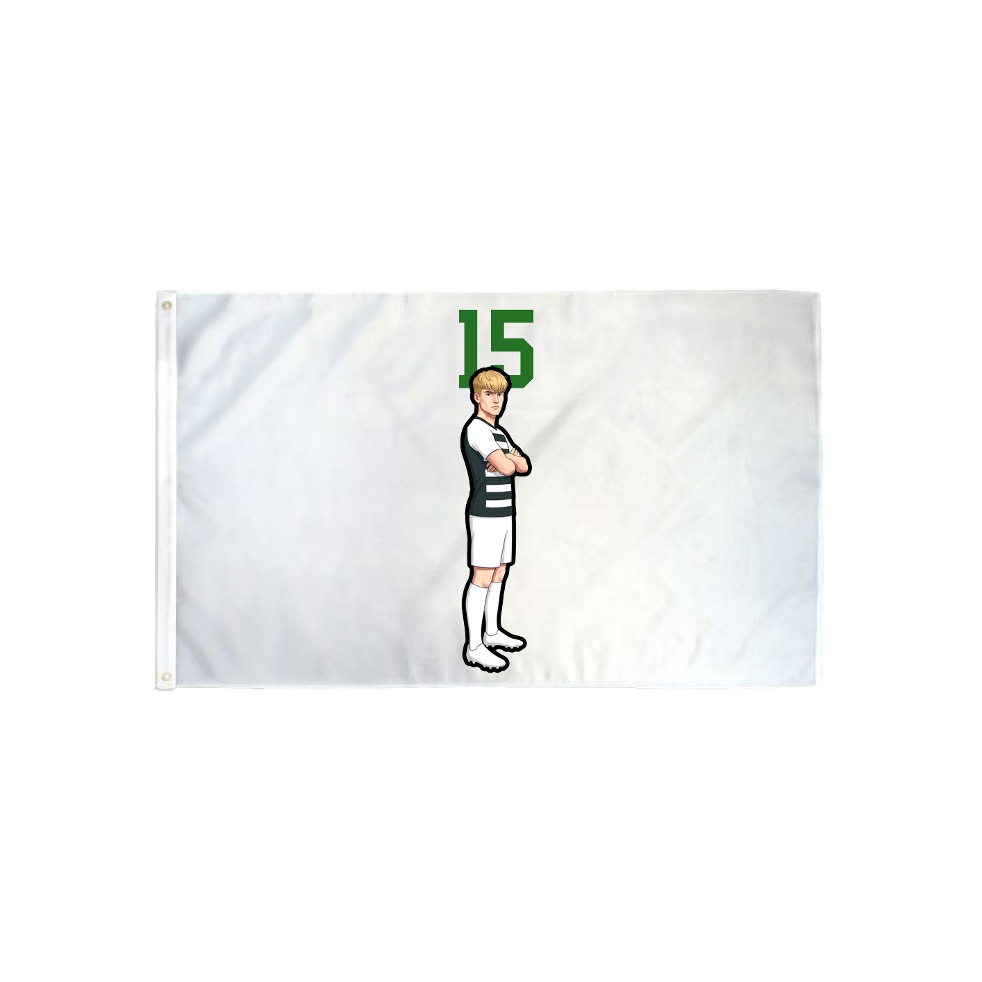 3x5 Flag — Number Top in Classic