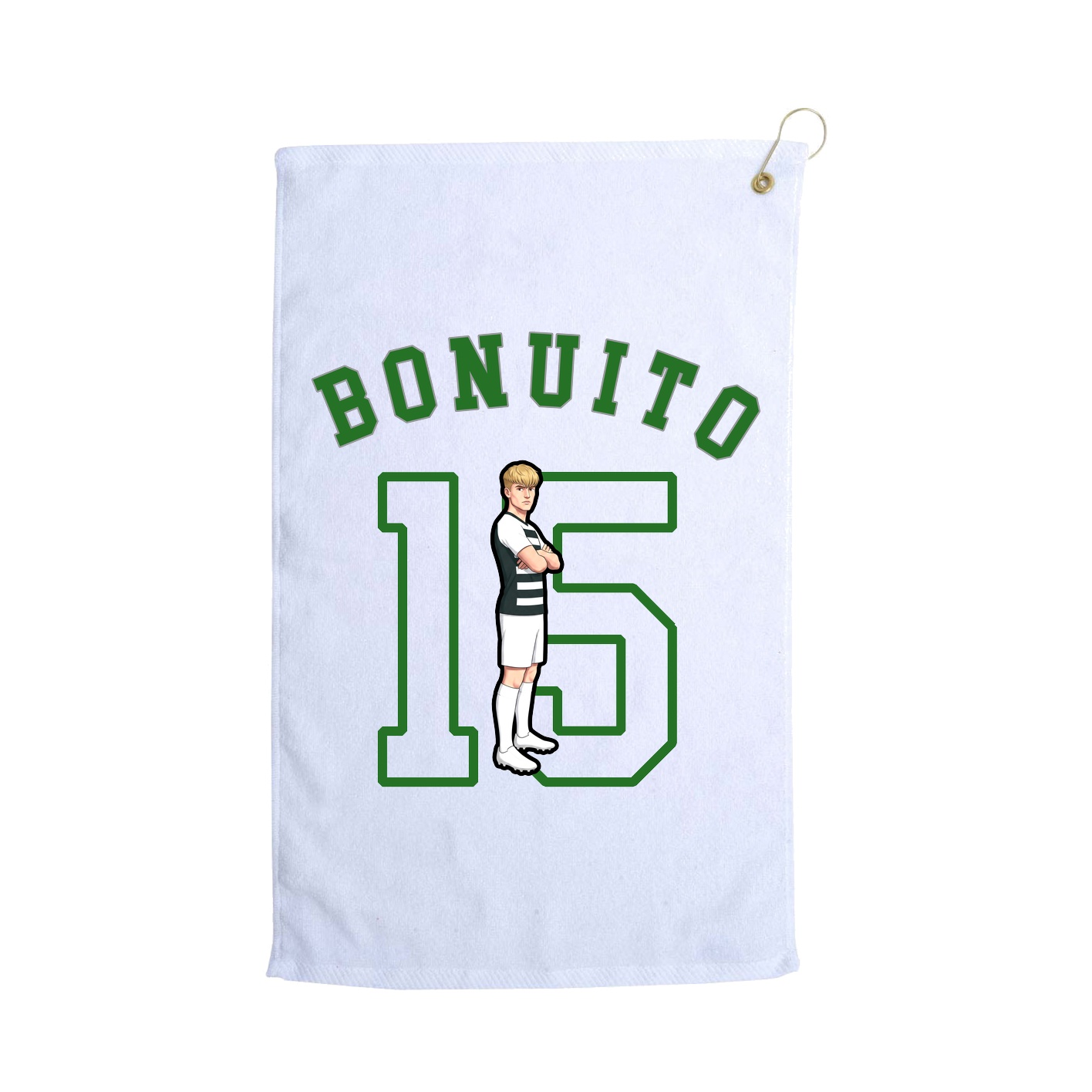 Golf Towel — Shirsey Arch in White