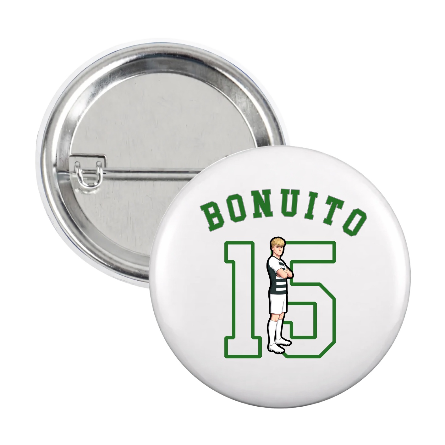 Game Day Button — Shirsey Arch in White