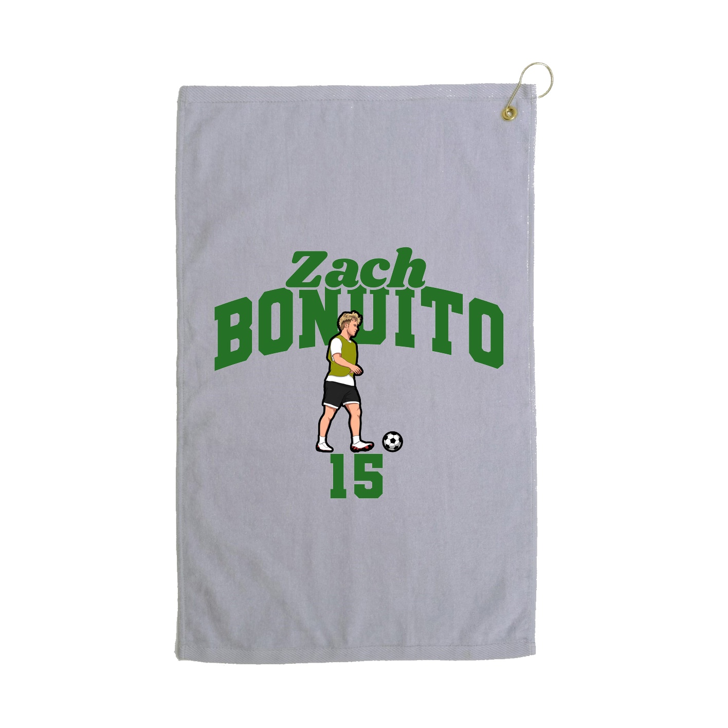 Golf Towel — Signature Arch in Grey