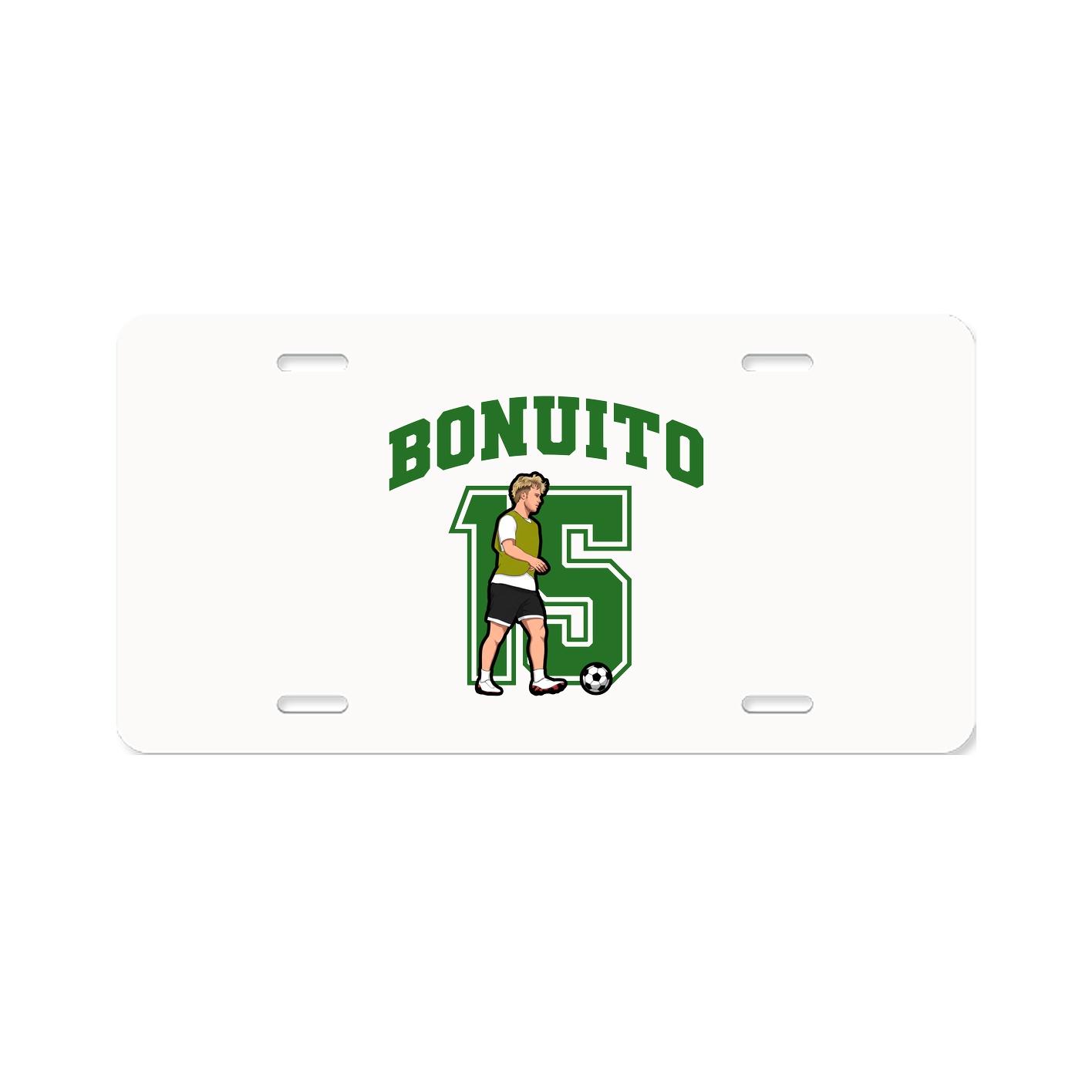 License Plate — Number in Classic