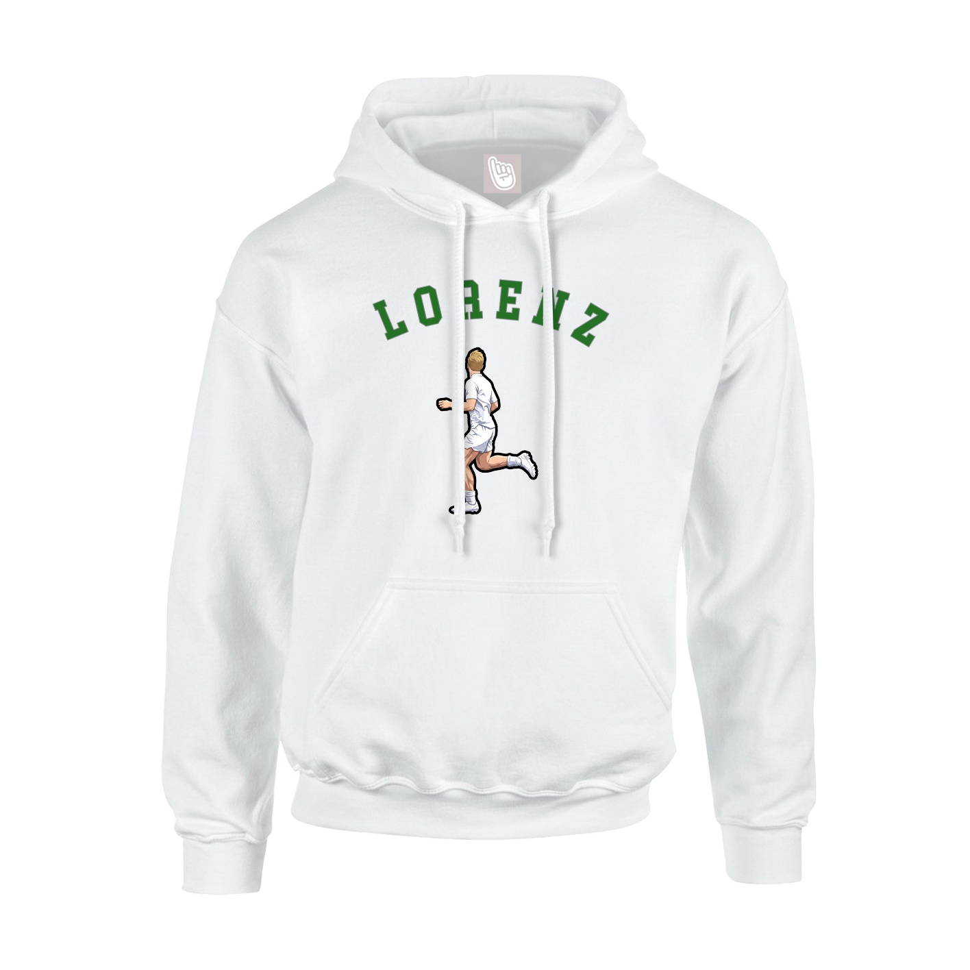 Youth Hoodie — Shirsey Arch in White