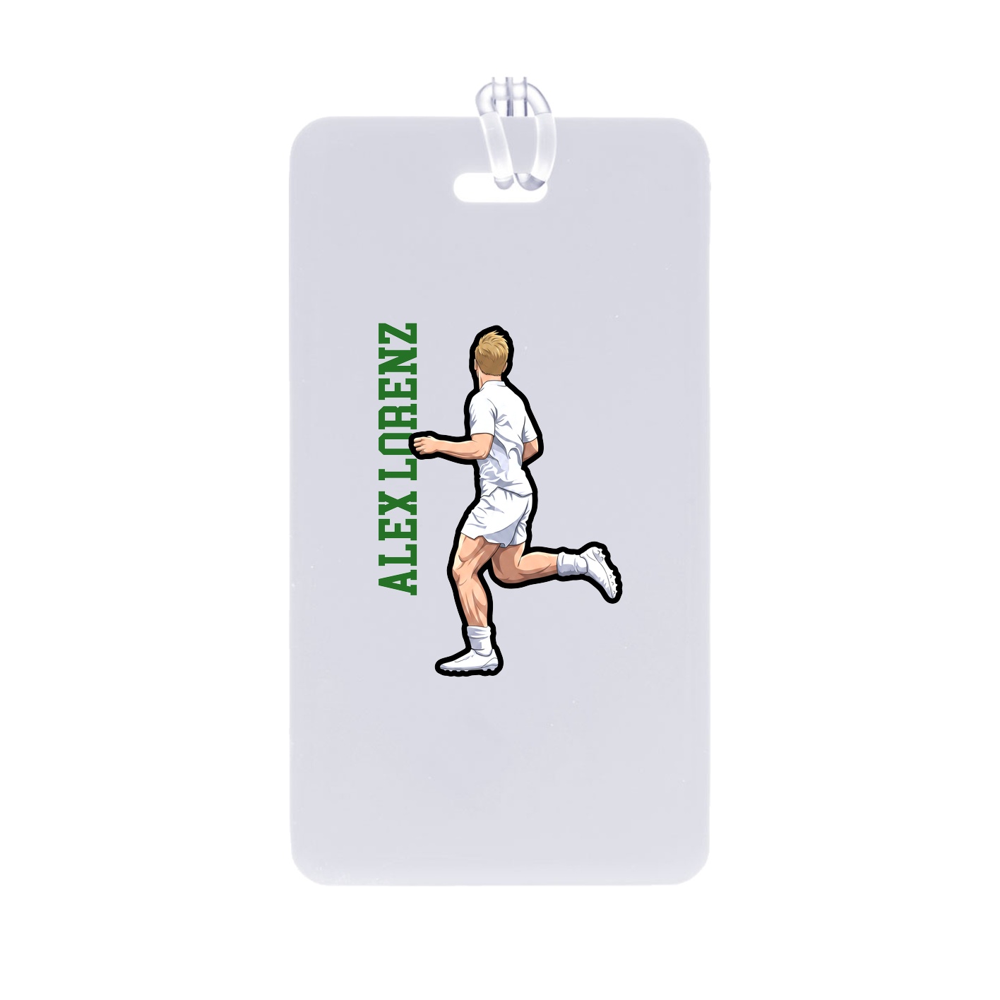 Bag Tag — Name Vertical in Classic