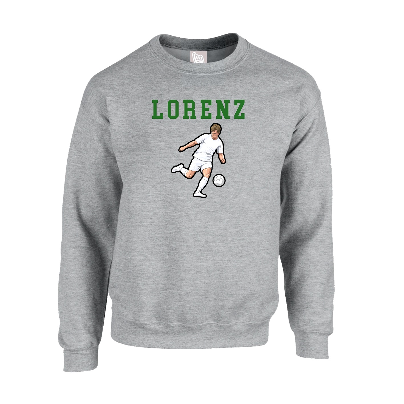 Fleece Crew — Shirsey in Grey