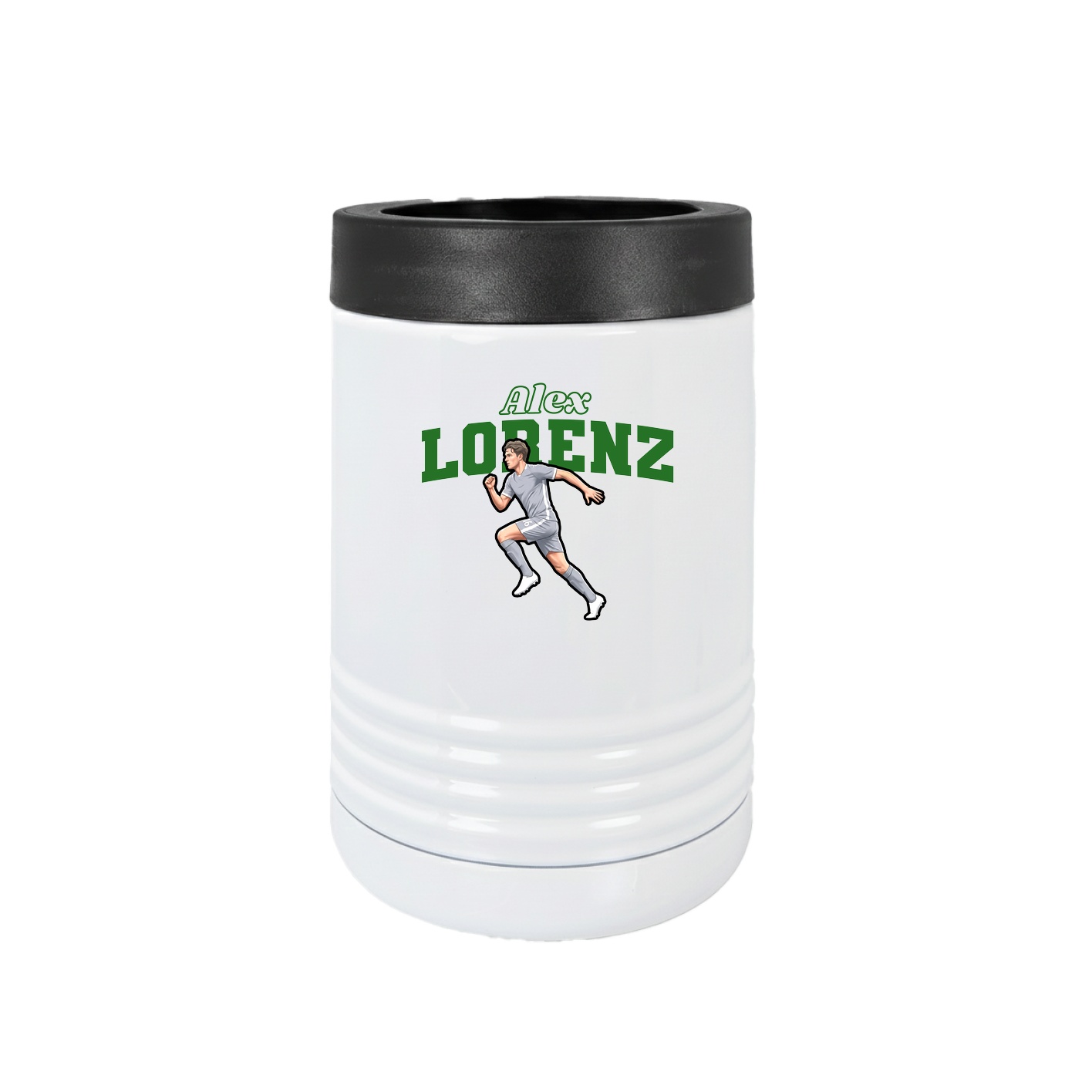 Beverage Holder — Name Arch in White