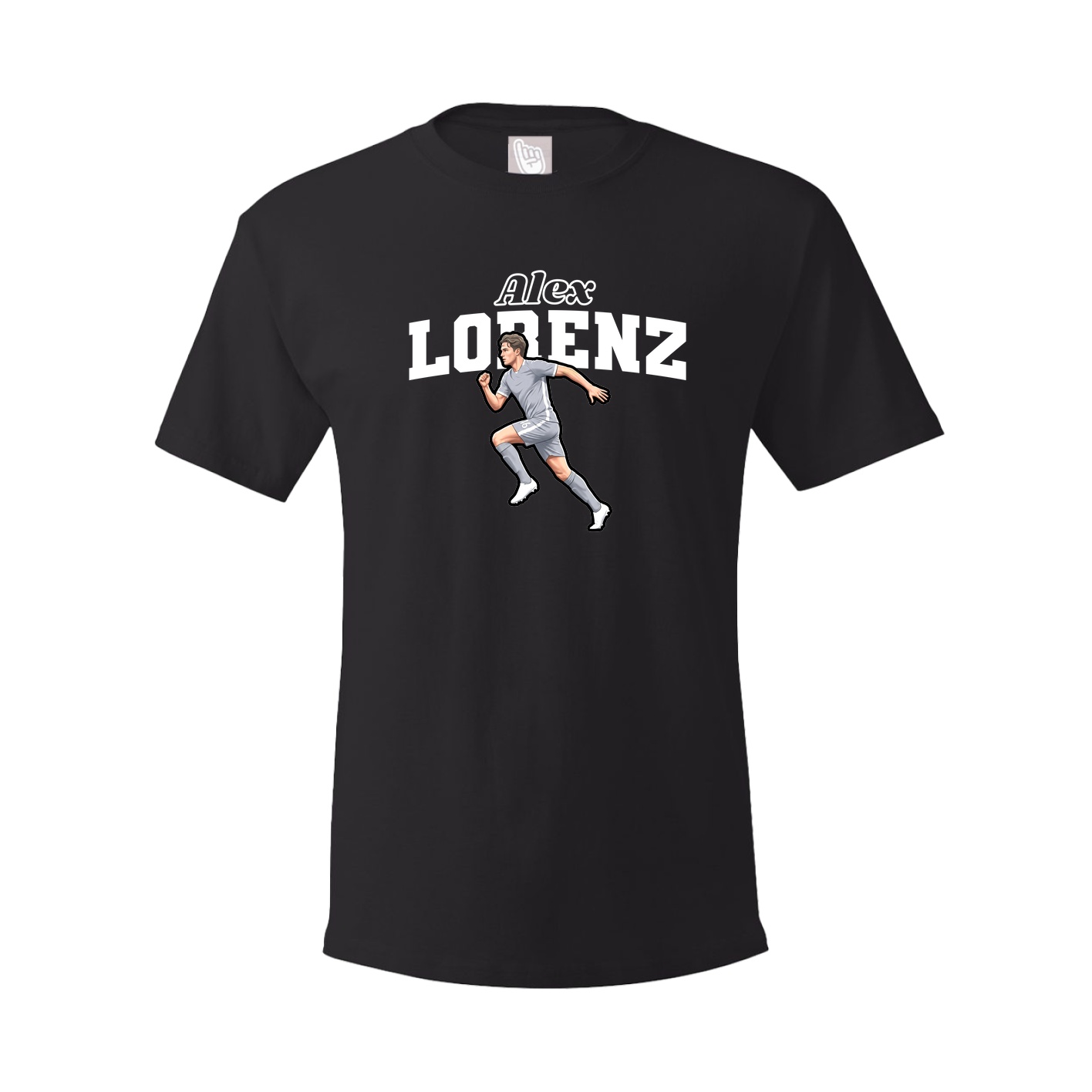 Youth Tee — Name Arch in Black