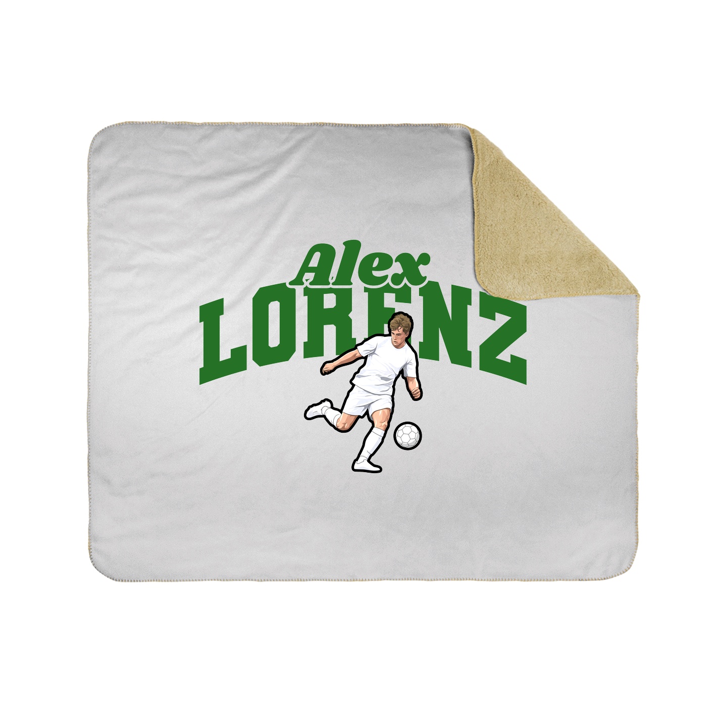 Throw Blanket — Signature Arch in White