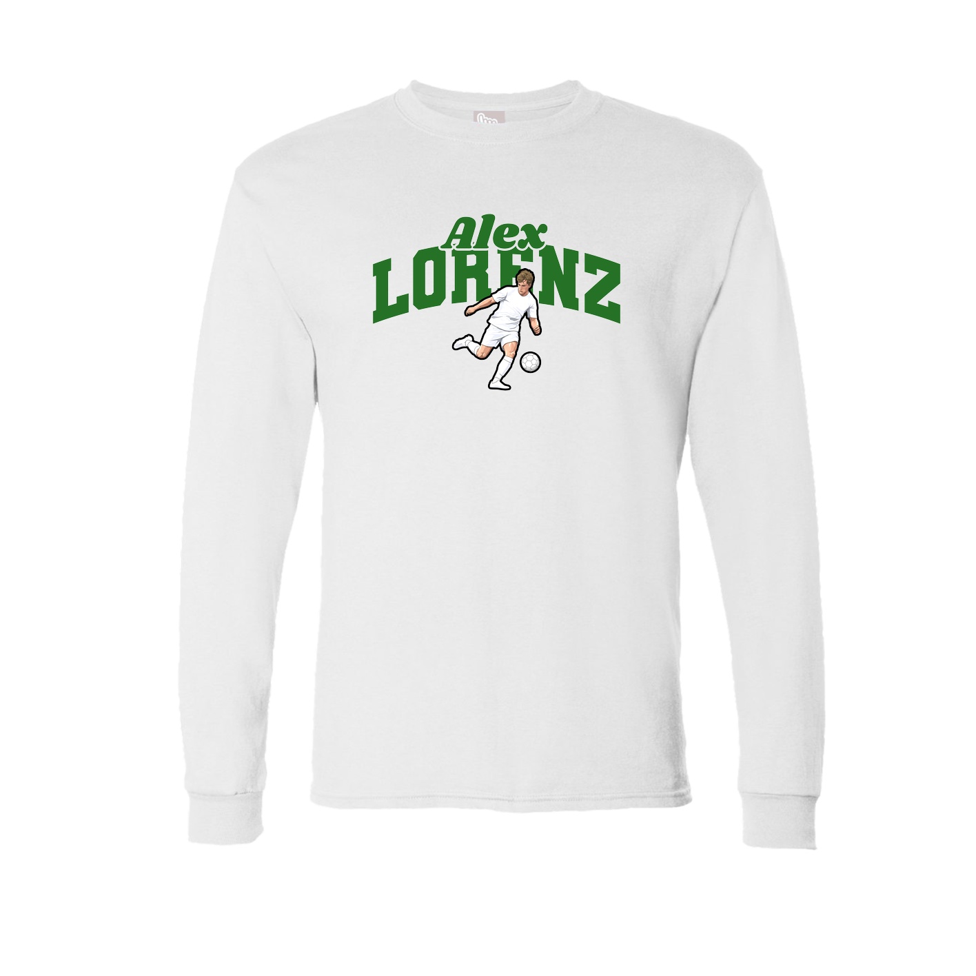 Long Sleeve Tee — Signature Arch in White