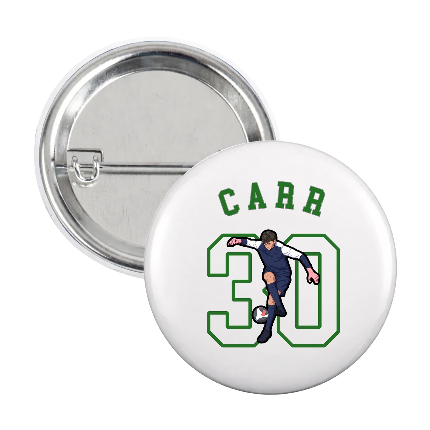 Game Day Button — Shirsey Arch in White