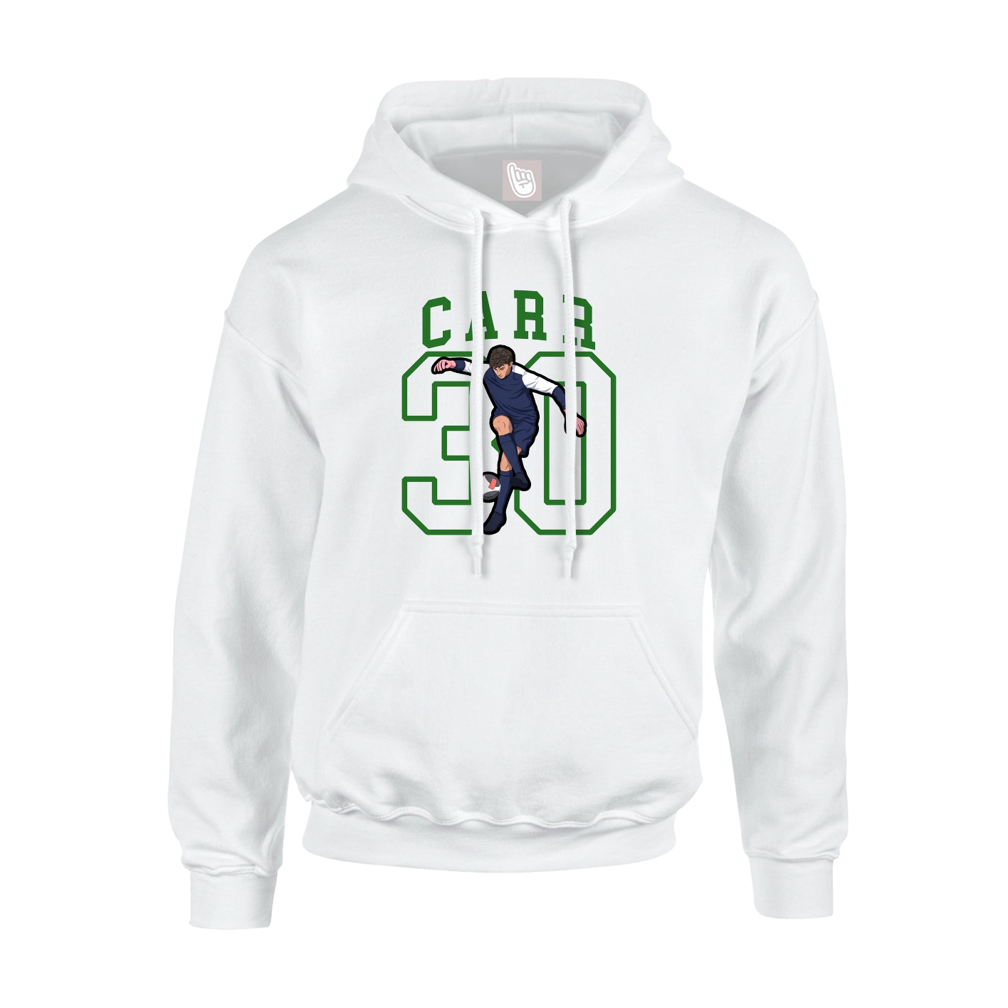Hoodie — Shirsey in White