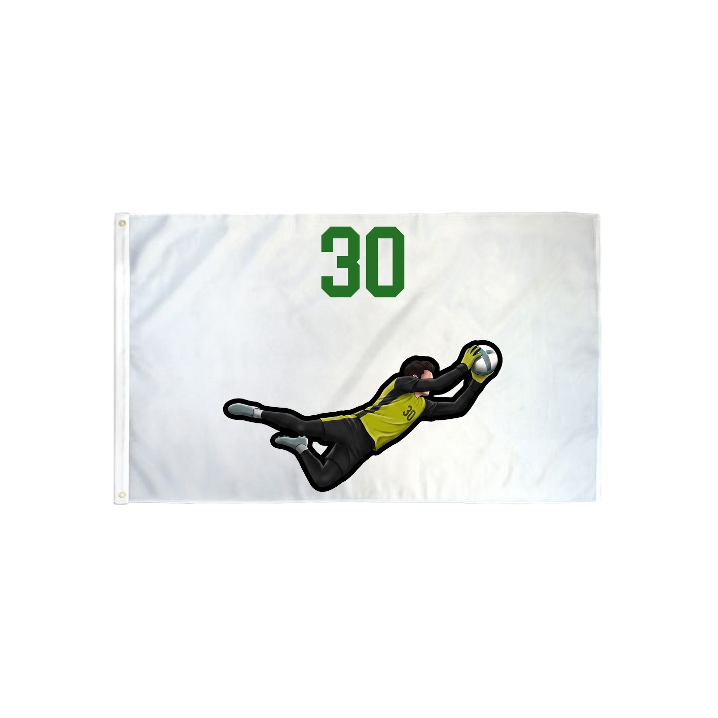 3x5 Flag — Number Top in Classic