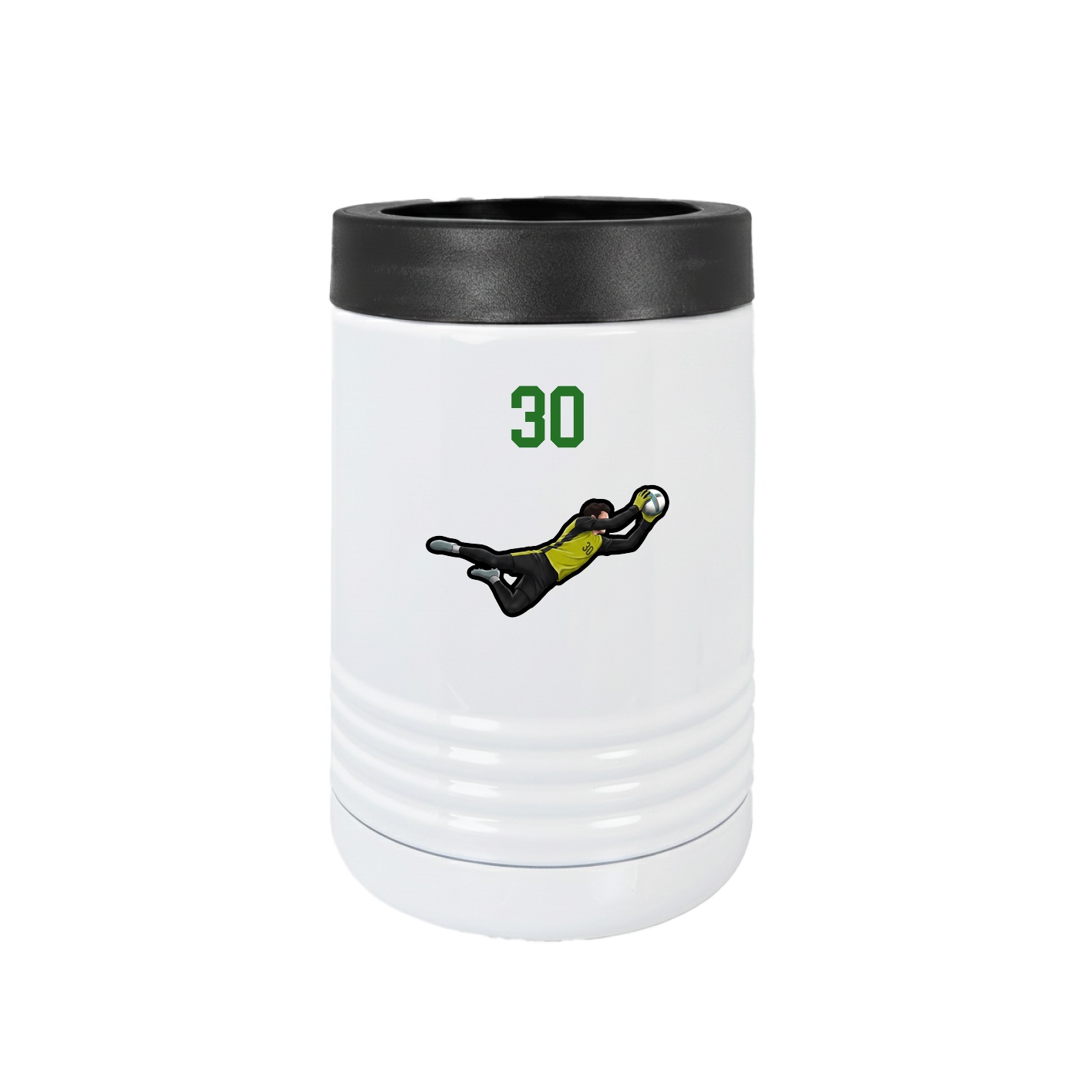Beverage Holder — Number Top in White