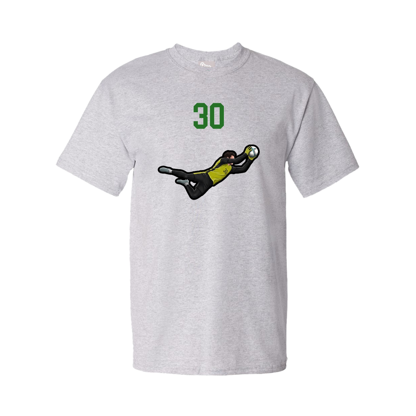 Tee — Number Top in Grey