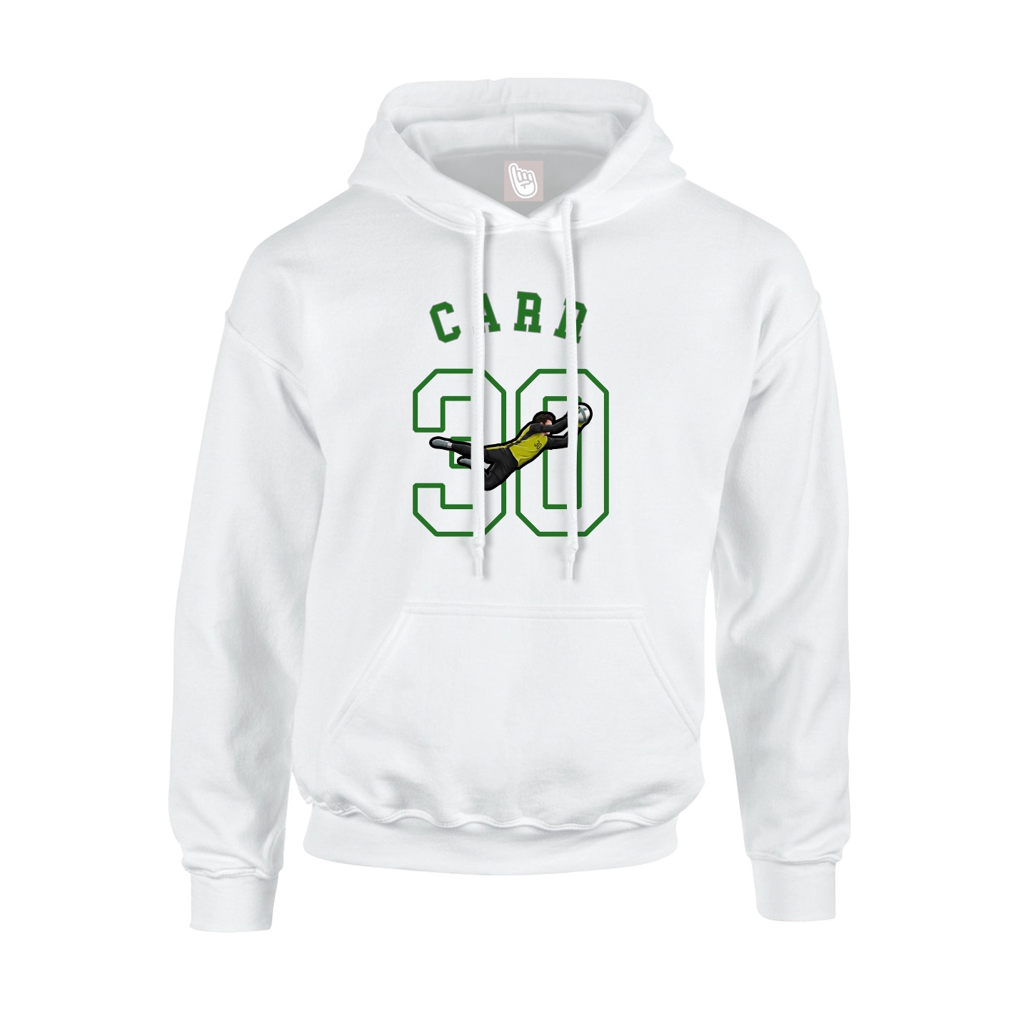 Youth Hoodie — Shirsey Arch in White