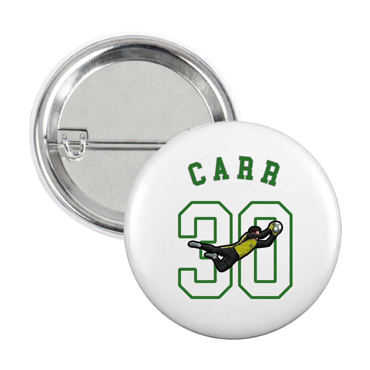 Game Day Button — Shirsey Arch in White