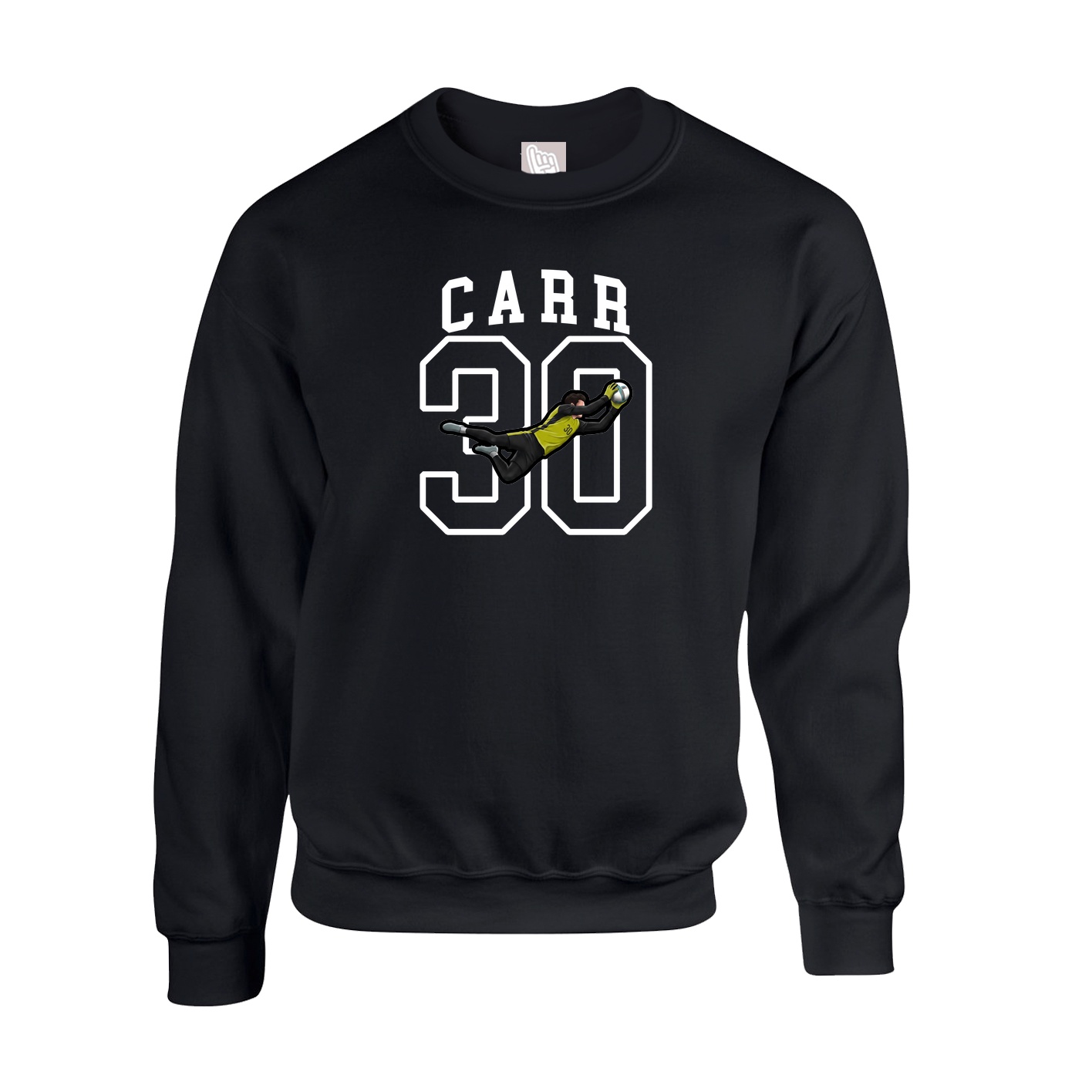 Fleece Crew — Shirsey in Black