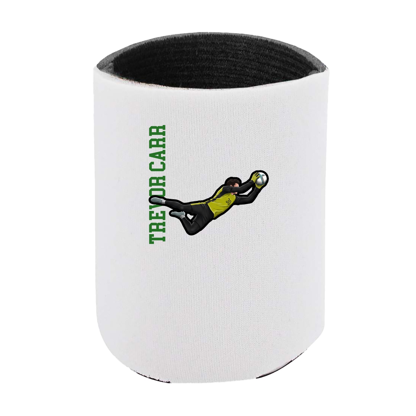 Can Holder — Name Vertical in White