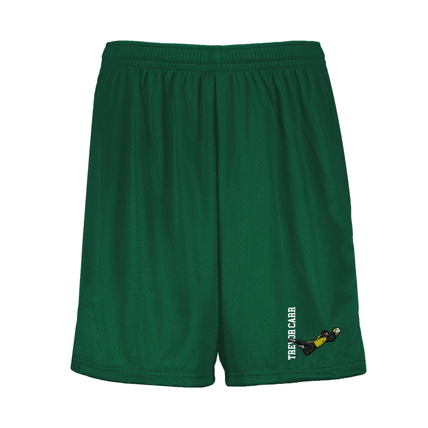 Shorts — Name Vertical in Green